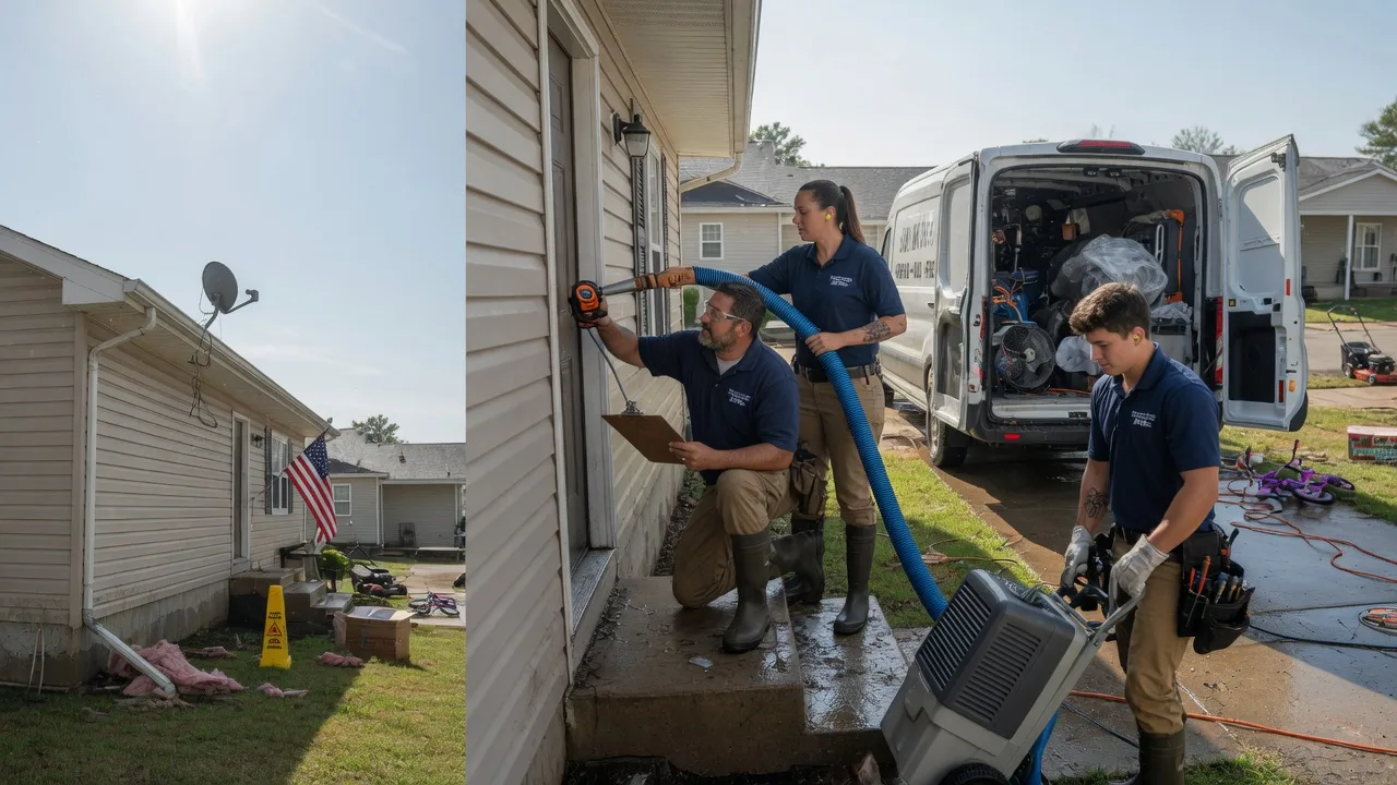 Ceiling Water Damage Restoration in Economy, IN near me
